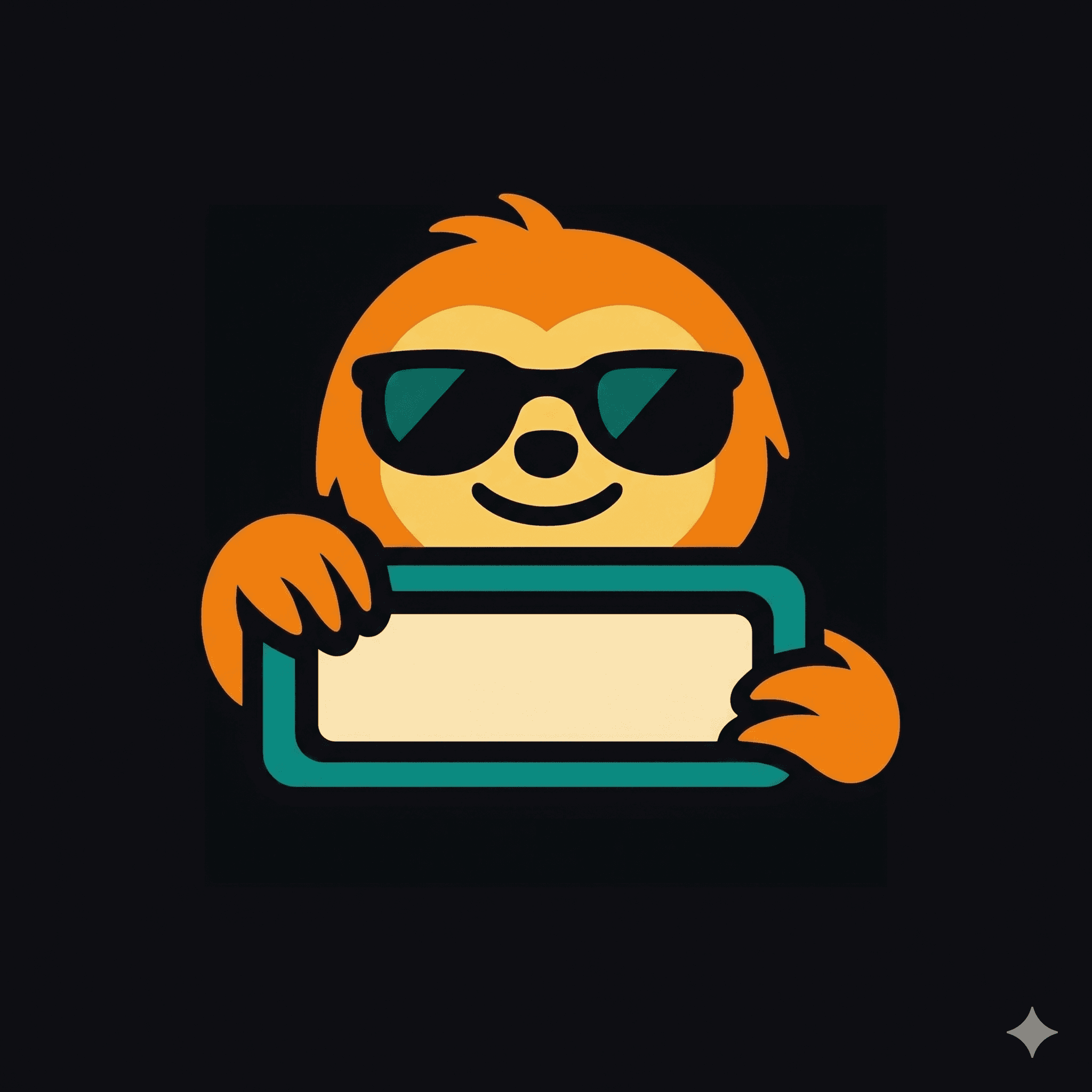 Desi Charades sloth logo